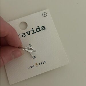 Pura Vida Silver Cowrie Shell Ring
